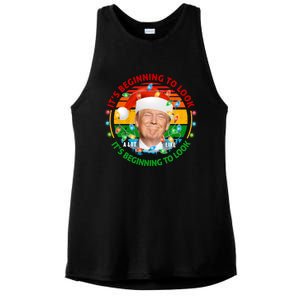 It's Beginning To Look A Lot Like I Told You So Trump Xmas Cute Gift Ladies PosiCharge Tri-Blend Wicking Tank