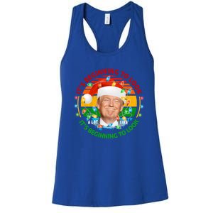 It's Beginning To Look A Lot Like I Told You So Trump Xmas Cute Gift Women's Racerback Tank