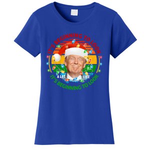 It's Beginning To Look A Lot Like I Told You So Trump Xmas Cute Gift Women's T-Shirt