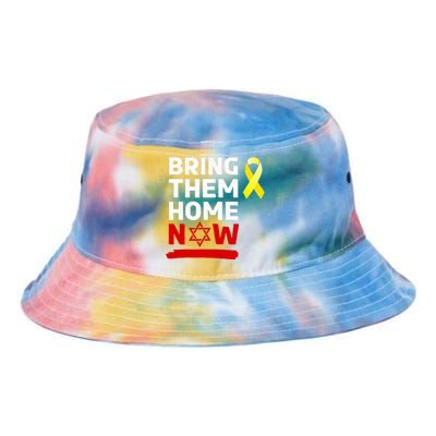 Israel Bring Them Back Home Now Tie Dye Newport Bucket Hat