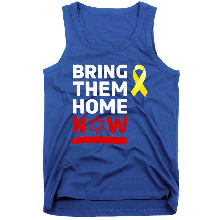 Israel Bring Them Back Home Now Tank Top