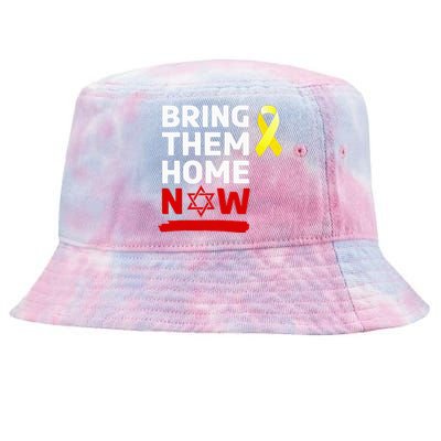 Israel Bring Them Back Home Now Tie-Dyed Bucket Hat