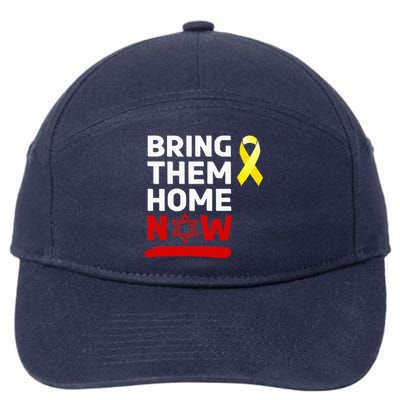 Israel Bring Them Back Home Now 7-Panel Snapback Hat