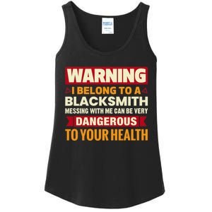 I Belong To A Blacksmith Wife Girlfriend Premium Ladies Essential Tank