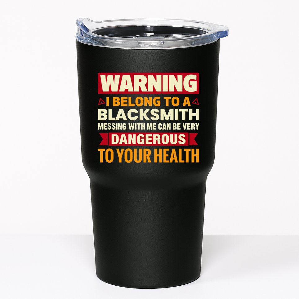 I Belong To A Blacksmith Wife Girlfriend Premium Tumbler