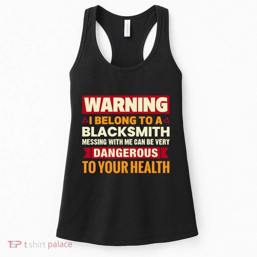 I Belong To A Blacksmith Wife Girlfriend Premium Womens Tank Top