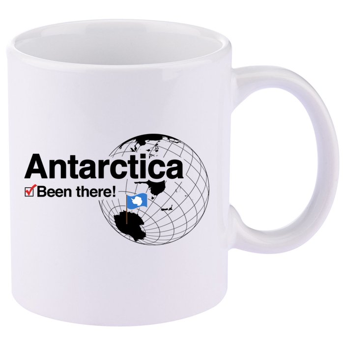 I've Been There Antarctica Gift 11oz C Handle Ceramic Mug