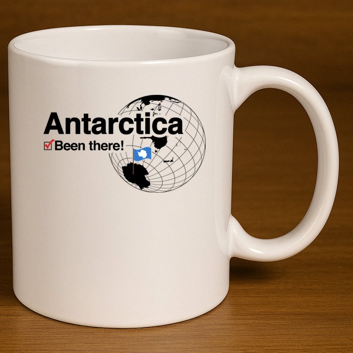 I've Been There Antarctica Gift 11oz C Handle Ceramic Mug