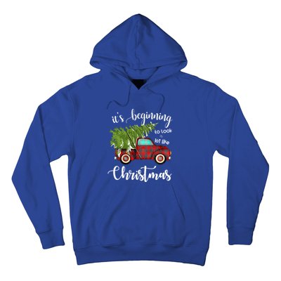 Its Beginning To Look A Lot Like Christmas Vintage Truck Gift Hoodie