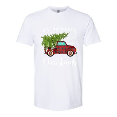 Its Beginning To Look A Lot Like Christmas Vintage Truck Gift Softstyle CVC T-Shirt