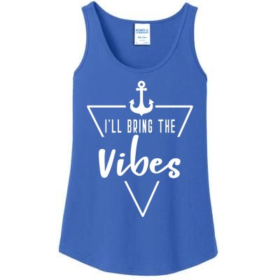 Ill Bring The Vibes Bride Bridesmaid Boat Beach Cruise Gift Ladies Essential Tank