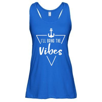 Ill Bring The Vibes Bride Bridesmaid Boat Beach Cruise Gift Ladies Essential Flowy Tank