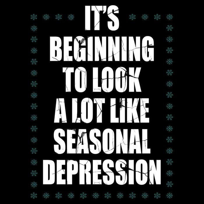Its Beginning To Look A Lot Like Seasonal Depression Funny Winter Impact Tech Backpack