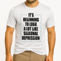 Its Beginning To Look A Lot Like Seasonal Depression Funny Winter Cooling Performance Crew T-Shirt
