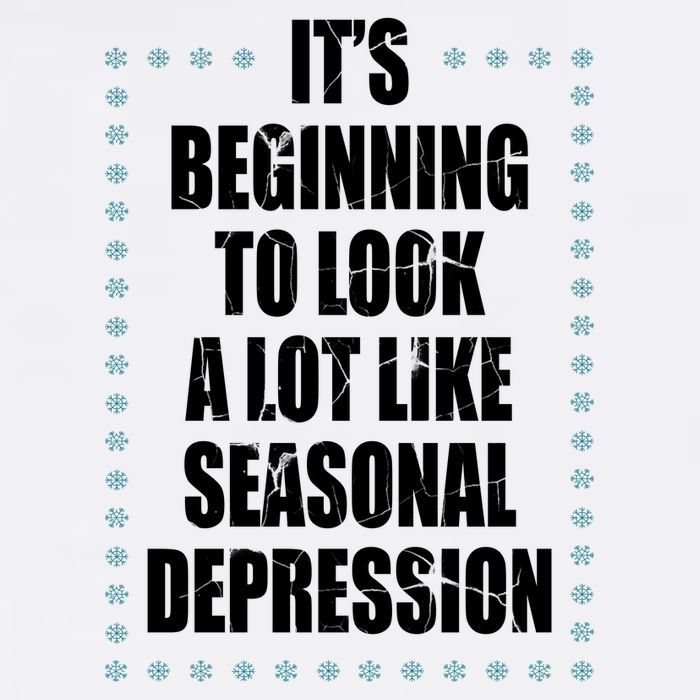 Its Beginning To Look A Lot Like Seasonal Depression Funny Winter Baby Bodysuit