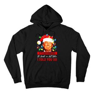 ItS Beginning To Look A Lot Like I Told You So Trump Xmas Hoodie