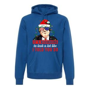 It's Beginning To Look A Lot Like I Told You So Xmas Trump Cool Gift Premium Hoodie