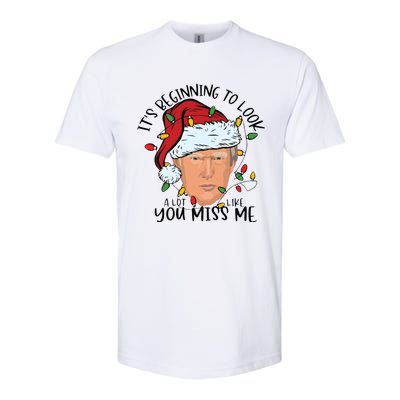 Its Beginning To Look A Lot Like You Miss Me Trump Softstyle® CVC T-Shirt