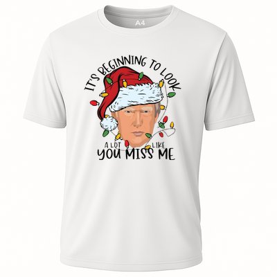 Its Beginning To Look A Lot Like You Miss Me Trump Cooling Performance Crew T-Shirt