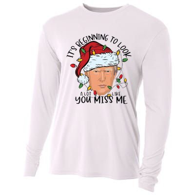 Its Beginning To Look A Lot Like You Miss Me Trump Cooling Performance Long Sleeve Crew