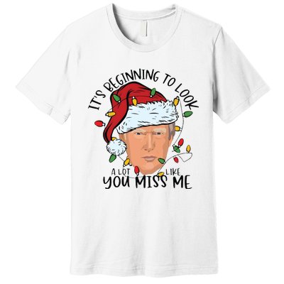 Its Beginning To Look A Lot Like You Miss Me Trump Premium T-Shirt