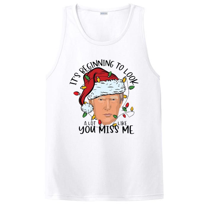 Its Beginning To Look A Lot Like You Miss Me Trump PosiCharge Competitor Tank