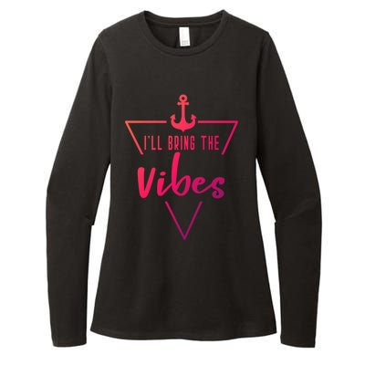 Ill Bring The Vibes Bride Bridesmaid Boat Beach Cruise Gift Womens CVC Long Sleeve Shirt