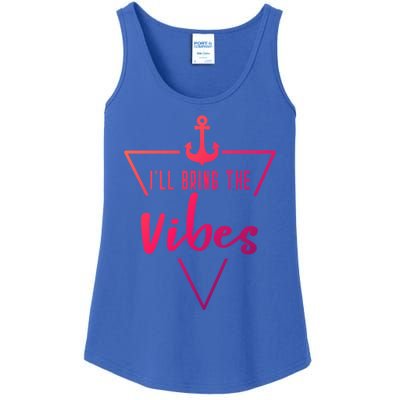 Ill Bring The Vibes Bride Bridesmaid Boat Beach Cruise Gift Ladies Essential Tank