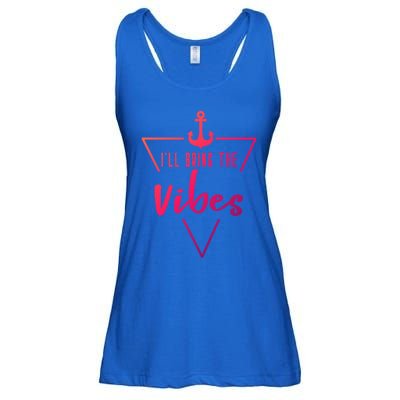 Ill Bring The Vibes Bride Bridesmaid Boat Beach Cruise Gift Ladies Essential Flowy Tank