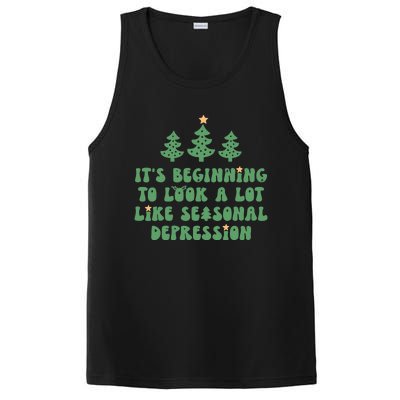 It's Beginning To Look A Lot Like Seasonal Depression Xmas PosiCharge Competitor Tank