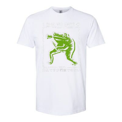 I Beg To Differ Frog Japanese Softstyle CVC T-Shirt