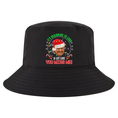 ItS Beginning To Look A Lot Like You Miss Me Trump Xmas Fun Cool Comfort Performance Bucket Hat