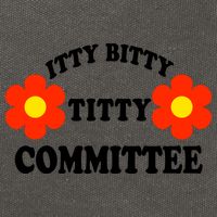 Itty Bitty Titty Committee Cotton Canvas Backpack