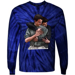 ILl Be There For You Chandler Bing Rip Rest In Peace Tie-Dye Long Sleeve Shirt