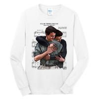 ILl Be There For You Chandler Bing Rip Rest In Peace Tall Long Sleeve T-Shirt