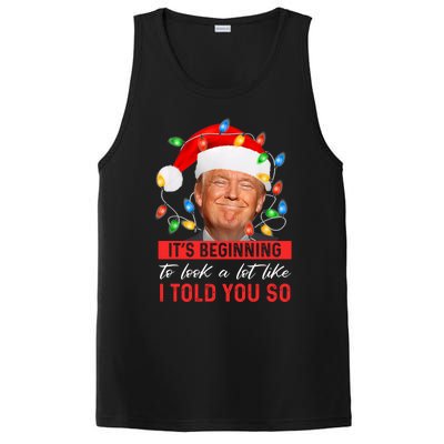 ItS Beginning To Look A Lot Like I Told You So Trump Xmas PosiCharge Competitor Tank