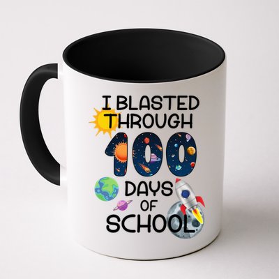 I Blasted Through 100 Days Of School Galaxy Mug