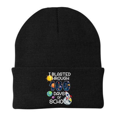 I Blasted Through 100 Days Of School Galaxy Beanie