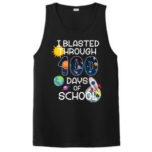 I Blasted Through 100 Days Of School Galaxy PosiCharge Competitor Tank