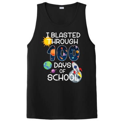 I Blasted Through 100 Days Of School Galaxy PosiCharge Competitor Tank