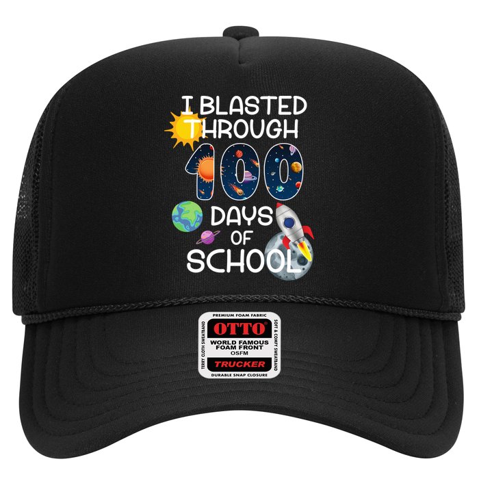 I Blasted Through 100 Days Of School Galaxy Hat