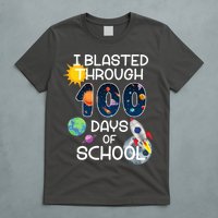 I Blasted Through 100 Days Of School Galaxy T-Shirt
