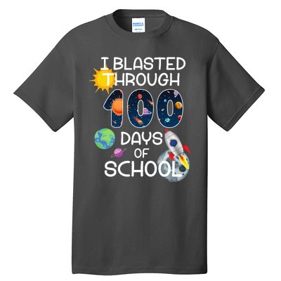 I Blasted Through 100 Days Of School Galaxy Tall T-Shirt