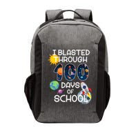 I Blasted Through 100 Days Of School Galaxy Vector Backpack