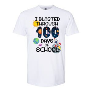 I Blasted Through 100 Days Of School Galaxy Softstyle CVC T-Shirt