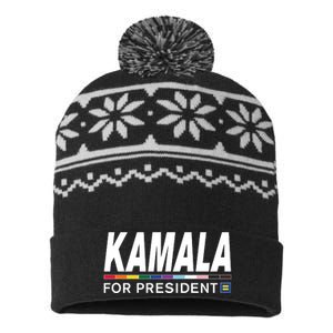 ILl Be The Man Kamala Harris 2024 USA-Made Snowflake Beanie