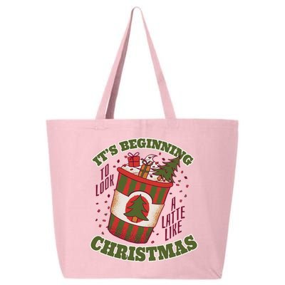 It's Beginning To Look A Latte Like Christmas Caffeine Lover 25L Jumbo Tote