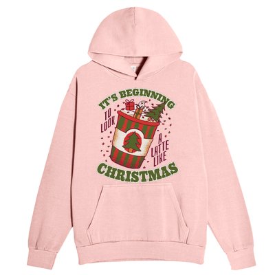 It's Beginning To Look A Latte Like Christmas Caffeine Lover Urban Pullover Hoodie