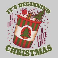 It's Beginning To Look A Latte Like Christmas Caffeine Lover Tie-Dye T-Shirt