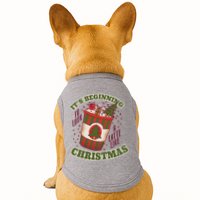 It's Beginning To Look A Latte Like Christmas Caffeine Lover Doggie Tank